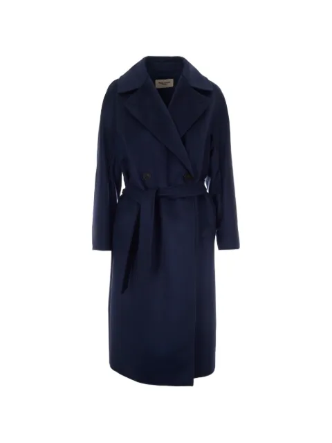 Weekend Max Mara double-breasted belted coat Blue 2625016021600