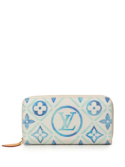 Louis Vuitton Pre-Owned 2021-2026 Monogram By The Pool Zippy Wallet long wallets Blue O88N32139099IP0K