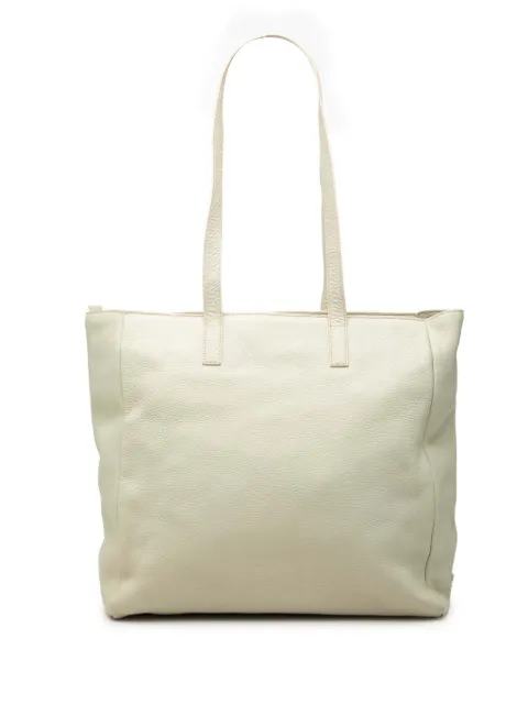 Prada Pre-Owned 2013-2026 Vitello Daino tote bag White R84O5T54GLHNC1LJ