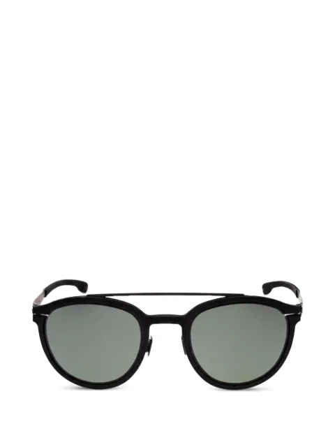 Ic! Berlin round-frame sunglasses Black NOCOMPLYRH0026H480