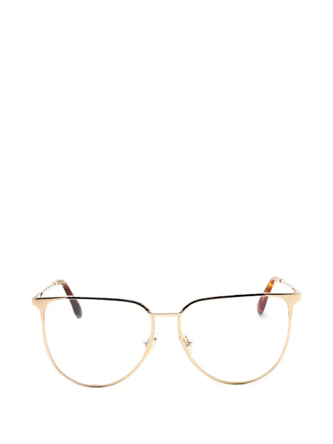 Victoria Beckham Eyewear oval-frame glasses Gold VB2121770