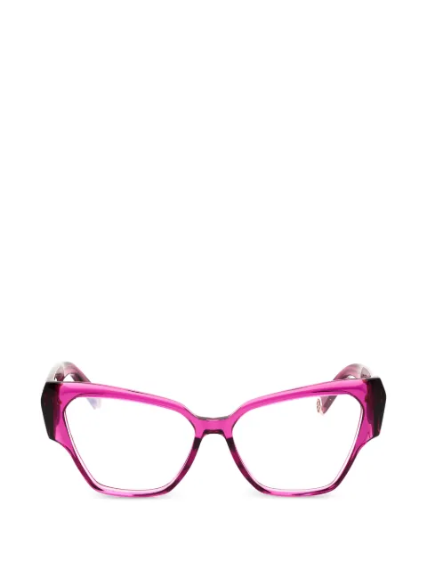 Philipp Plein Eyewear cat-eye glasses Pink VPP10001F5