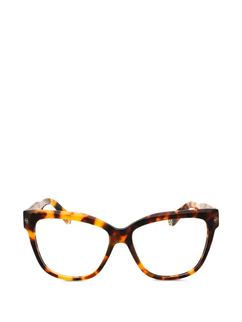 Philipp Plein Eyewear cat-eye frame glasses Brown VPP051M0728