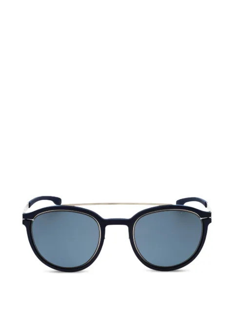 Ic! Berlin round-frame sunglasses Blue NOCOMPLYRH0026H169