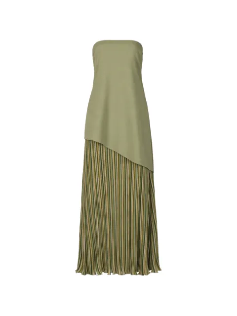Baobab Carla pleated maxi dress Green 6131163