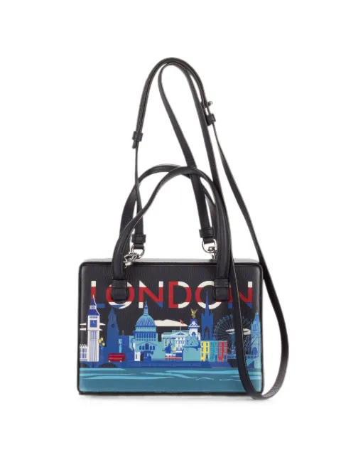 Loewe Pre-Owned Postal London top handle bag Blue 261924