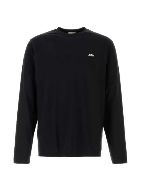 Autry logo-print long-sleeve T-shirt Black LSPX
