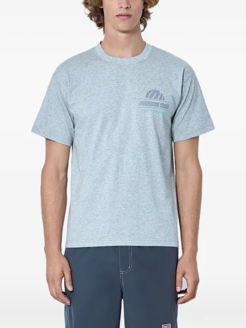 Metalwood Studio logo-motif cotton-jersey T-shirt Grey 26SS0310HGRY