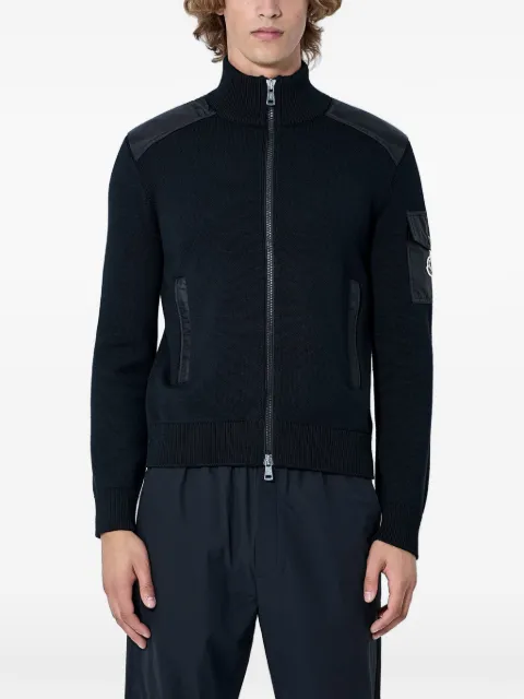 Moncler zip-up high-neck sweater Black L20919B00003M1131