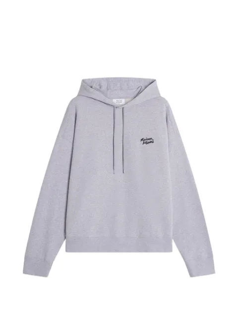 Maison Kitsuné logo-print hoodie Grey MRMJH05KM0340