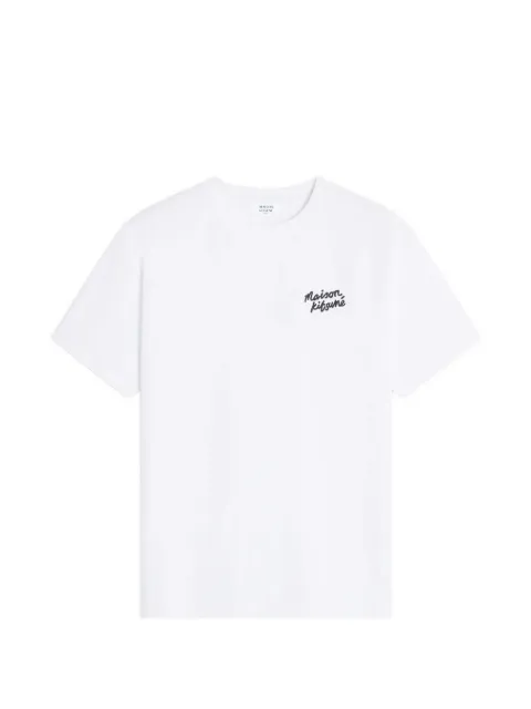 Maison Kitsuné logo-print T-shirt White MRMJT23KJ0119