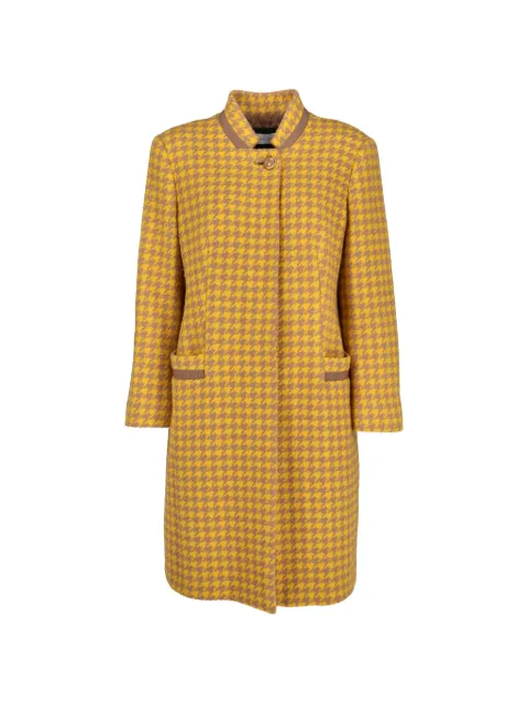 Caractère houndstooth-pattern coat Yellow MR2252646