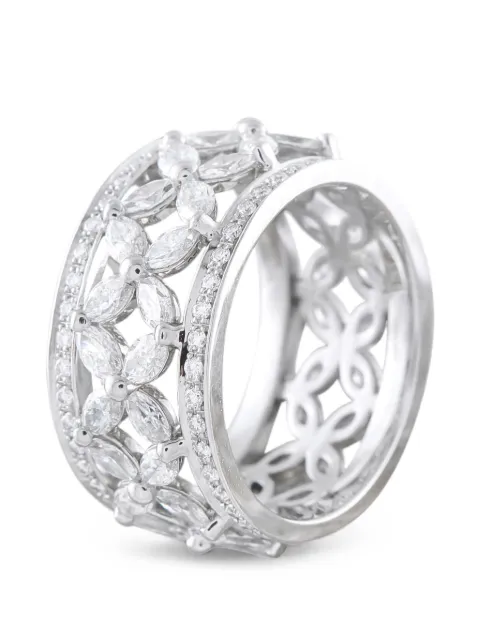 Tiffany & Co. Pre-Owned Victoria diamond ring Silver TI16061926