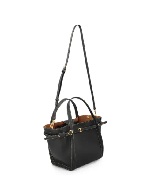 Tod's mini T Signature leather tote bag Black XBWTIMA0100WKA