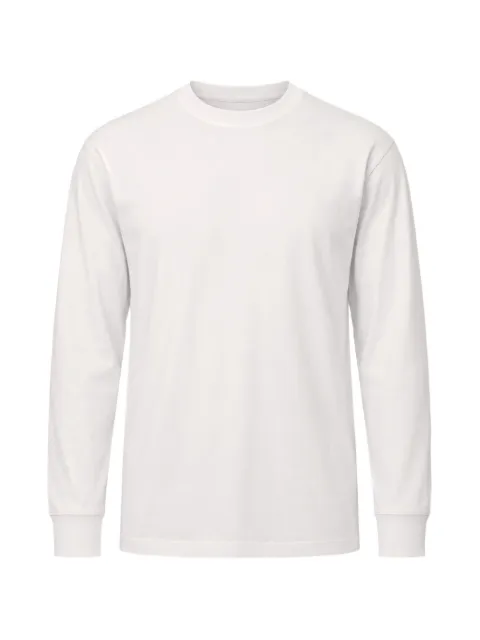 HANDVAERK long-sleeve crew-neck T-shirt White HAN2430