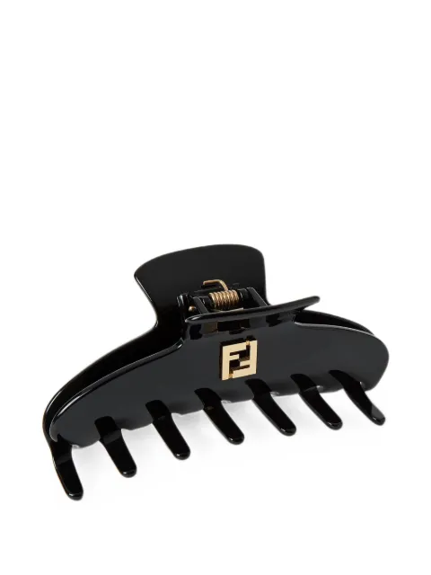 FENDI FF logo hair clip Black 8AL465YZC