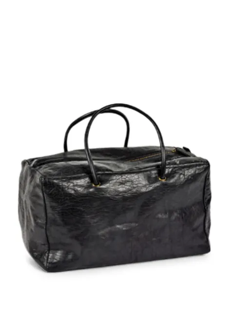 bea mombaers large crinkled-finish shoulder bag Black 1001
