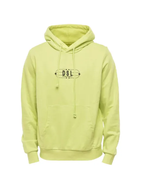 Diesel S-Ginn logo-print hoodie Green A115560HAYT5AS