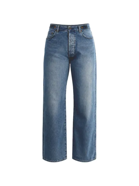 Chimala adjustable-waist faded jeans Blue CS41MP10B