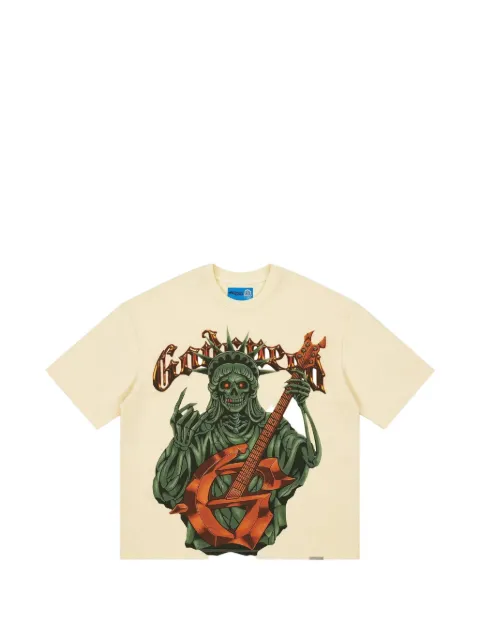 GODSPEED Liberty Rock graphic-print T-shirt Neutrals GS266