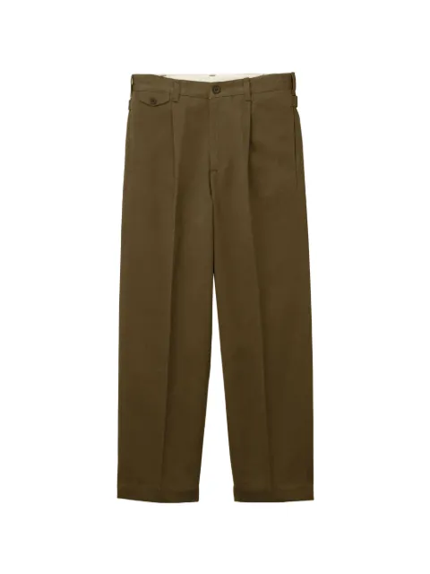 Momotaro Westpoint pleated trousers Green MMPT6007
