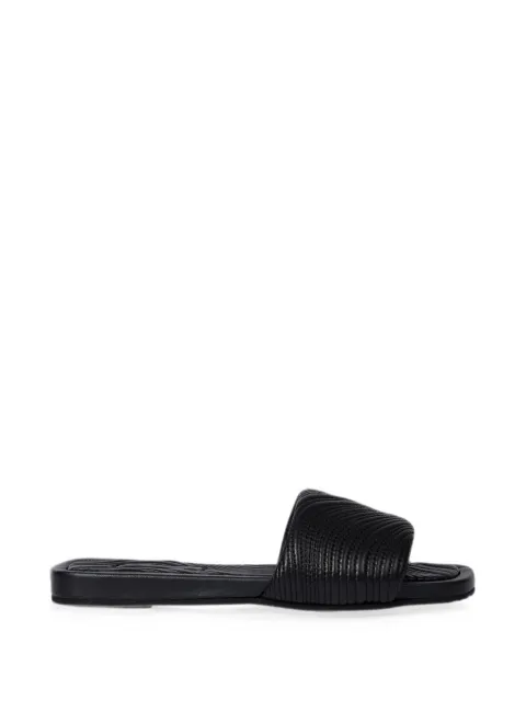 Paul Smith Laurel Swirl quilted sandals Black W1SLRL02PLMB