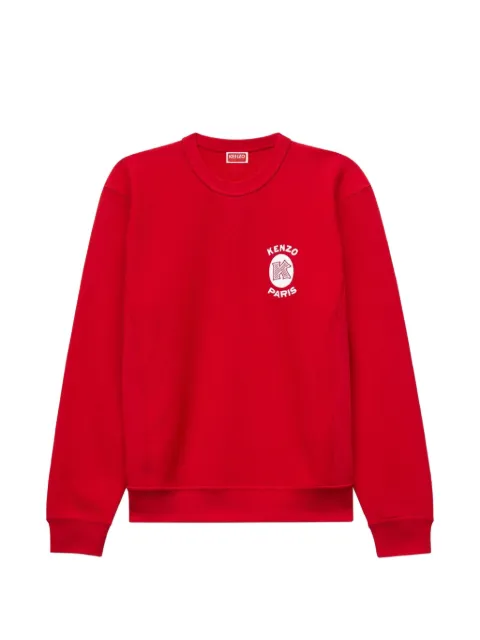 Kenzo logo-embroidered sweatshirt Red FG65SW2764MJ