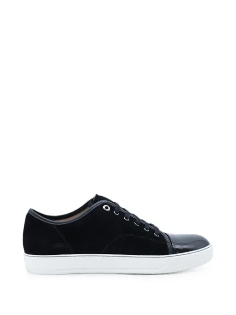 Lanvin DBB1 cap-toe lace-up sneakers Black FMSKDBB1VBAL