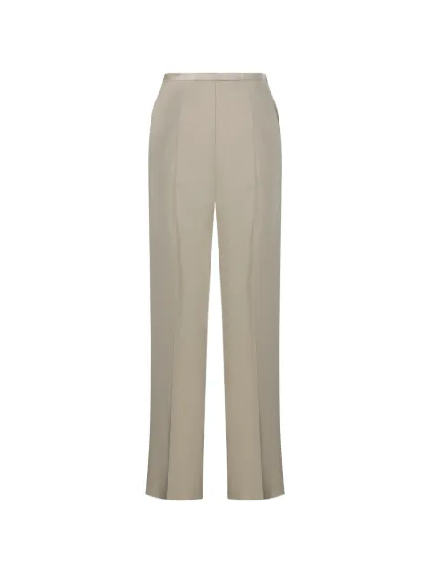 Forte Forte pressed-crease wide-leg trousers Neutrals 15062MYPANTS