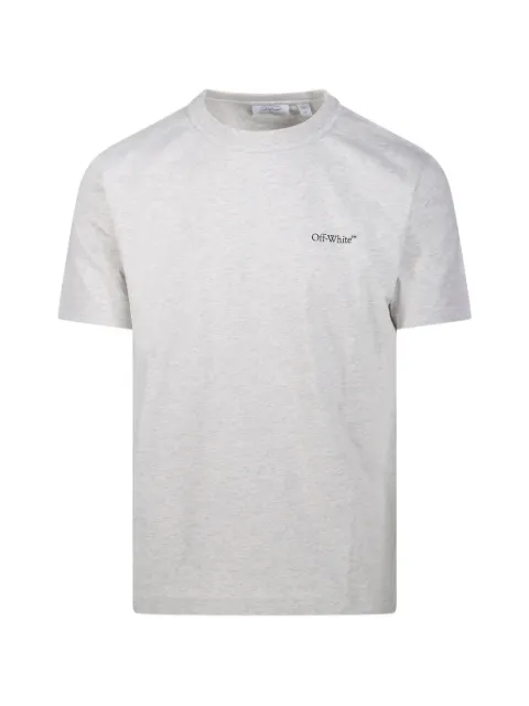 Off-White logo-print T-shirt Grey 44MAA16MF26J00M