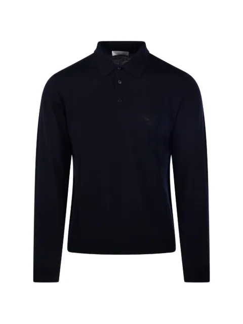 Roberto Collina long-sleeve polo-neck sweater Blue 263MYB01004