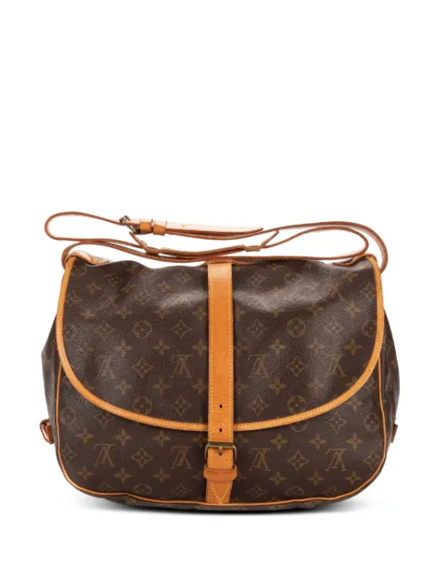 Louis Vuitton Pre-Owned Saumur GM crossbody bag Brown AR0952