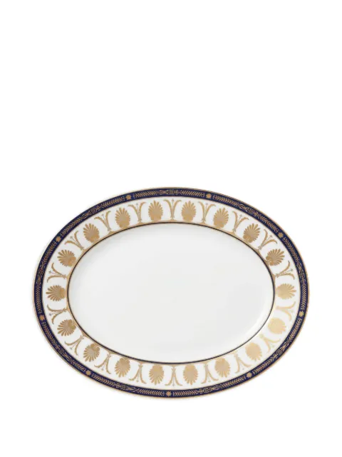 GINORI 1735 Impero Cleopatra oval plate White 061004056501623