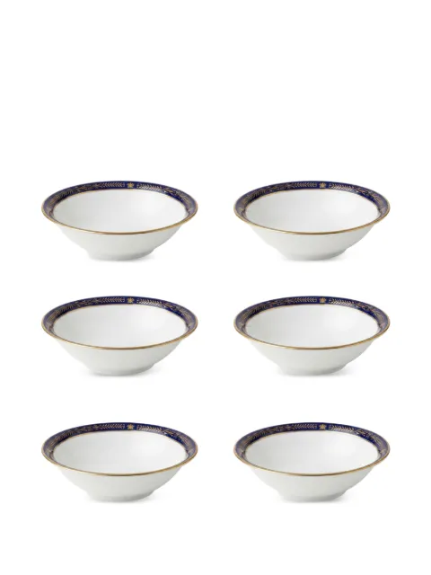 GINORI 1735 Impero Cleopatra bowls set (set of six) White 061004161001623