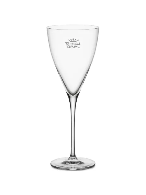 GINORI 1735 President logo-print wine glasses set (set of six) White 061503912500000