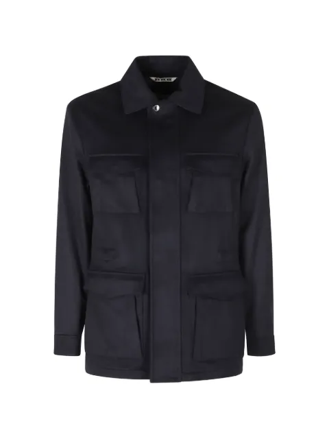 Kired Saharan flap-pocket military jacket Blue WTOBEW68180099