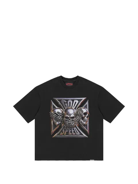 GODSPEED Omerta graphic-print T-shirt Black GS444