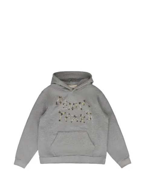 Denim Tears KMG Bones hoodie Grey DT656