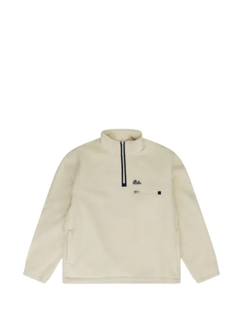 Aimé Leon Dore quarter-zip fleece sweater Neutrals ALDMOTW0055