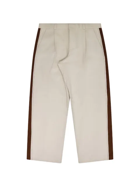 Ahluwalia Jak side-stripe trousers Neutrals MAHLUTR009SS23FA114