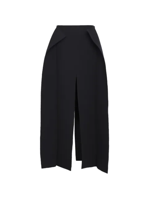 A.W.A.K.E. Mode panelled slit-detail maxi skirt Black PF26S10LA02BLACK