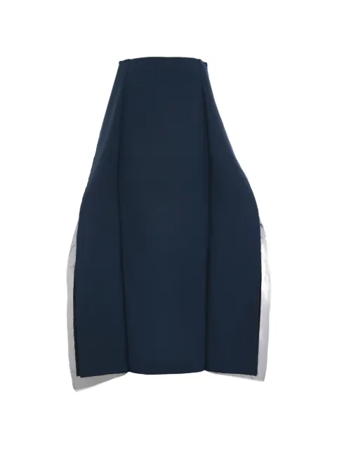 A.W.A.K.E. Mode high-waisted panelled maxi skirt Blue PF26S09ES03NAVY