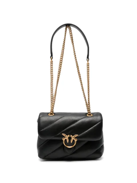 PINKO Love Birds quilted shoulder bag Black 107617A0F2