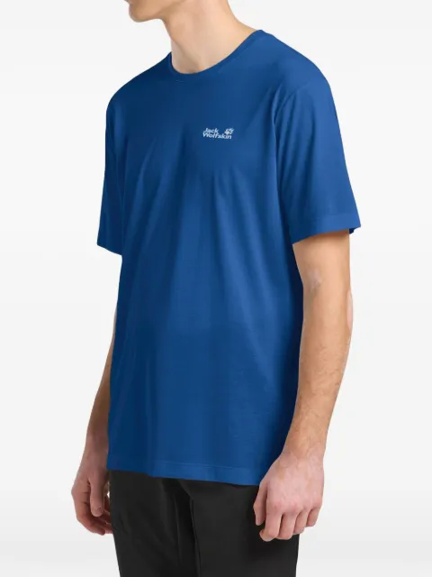 JACK WOLFSKIN Vonnan logo-print T-shirt Blue 1809951