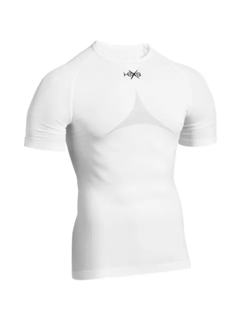 I-EXE X-Fast logo-print raglan-sleeve T-shirt White MAL50M
