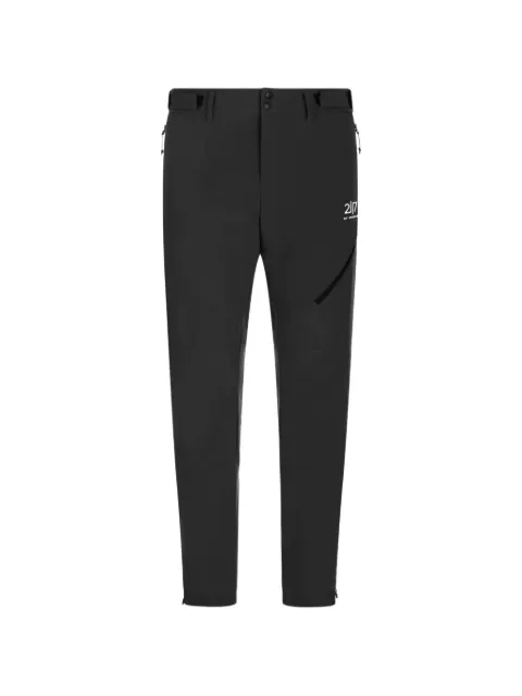 2117 of Sweden Sandhem logo-print panelled trousers Black 7826910