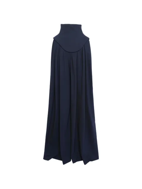 A.W.A.K.E. Mode basque pleated trousers Blue PF26P01ES03NAVY