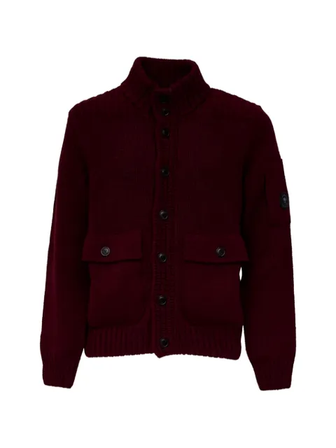 C.P. Company Lens button-up cardigan Red 21CMKN068A110149A592