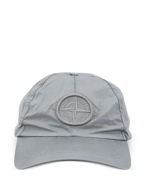 Stone Island logo-patch cap Grey L2S159100011S0076