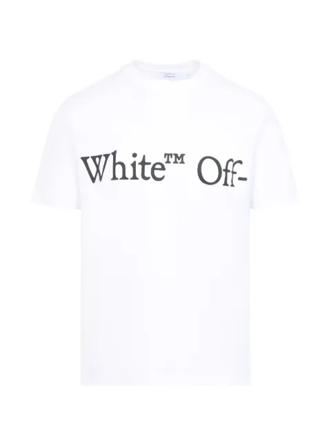 Off-White logo-print T-shirt White 44MAA16MF26J00G100
